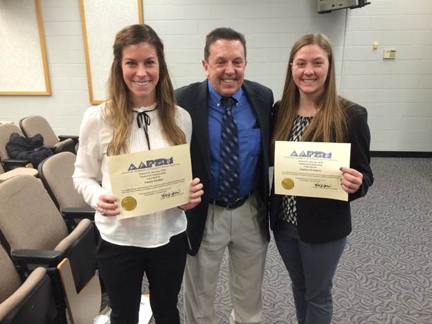 Emily Keeter, AAPSM President Alex Kor, DPM and Jessica Arneson