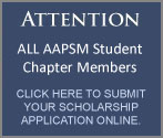 Attention Student Chapter Members! Click here to submit your scholarship application online.