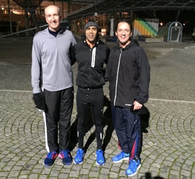 Photo L-R: Dr.'s John Grady, Amol Saxena and Brian Fullem