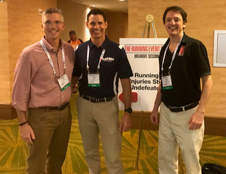 AAPSM Fellows Participate in TRE - (pictured left to right) AAPSM Fellows Rob Conenello DPM, Matt Werd DPM and Brian Fullem DPM